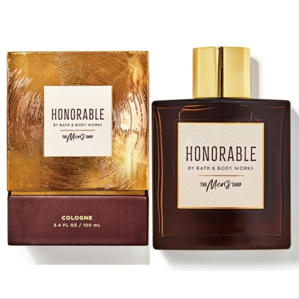 Bath & Body Works Men's Honorable 3.4oz Leather Scented Cologne NEW in Box